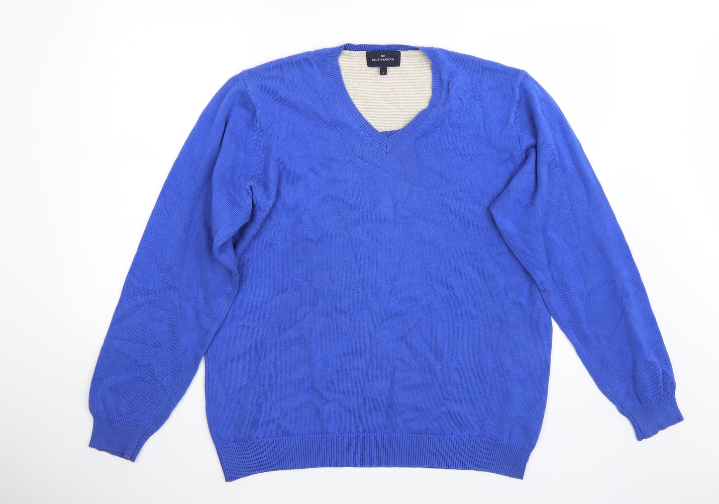 Marks and Spencer Womens Blue   Pullover Jumper Size L