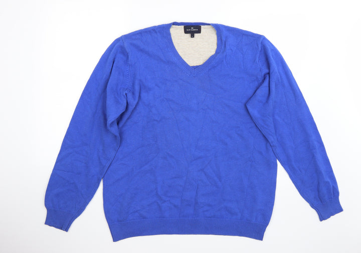 Marks and Spencer Womens Blue   Pullover Jumper Size L