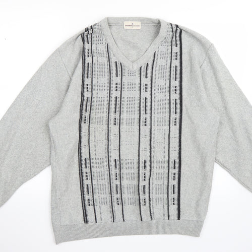 Carabou Womens Grey   Pullover Jumper Size L