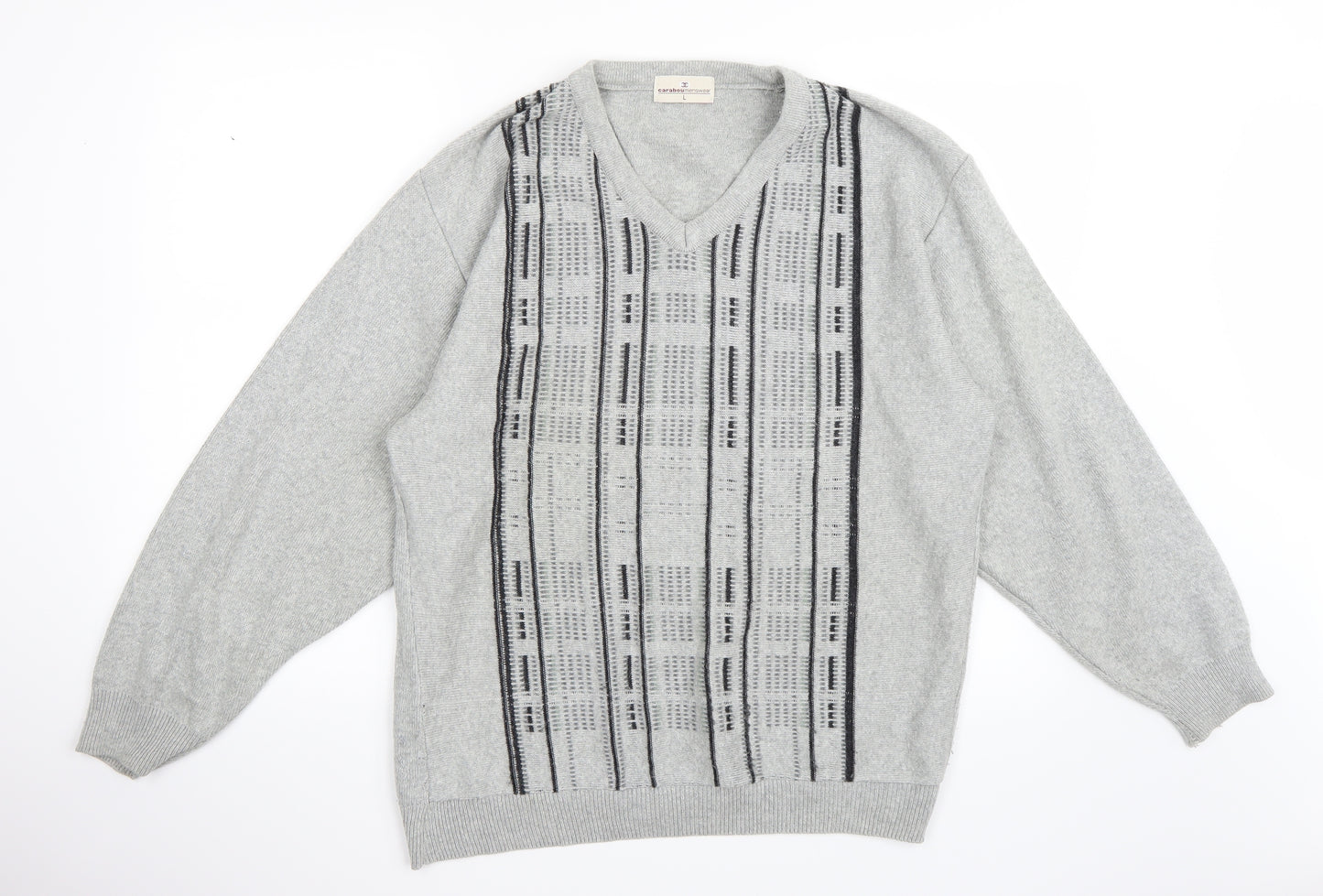 Carabou Womens Grey   Pullover Jumper Size L