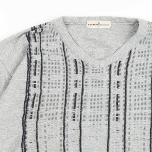 Carabou Womens Grey   Pullover Jumper Size L
