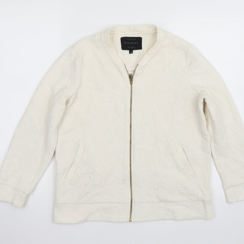 Riverisland Womens White   Jacket Coat Size 8