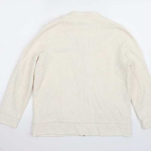 Riverisland Womens White   Jacket Coat Size 8
