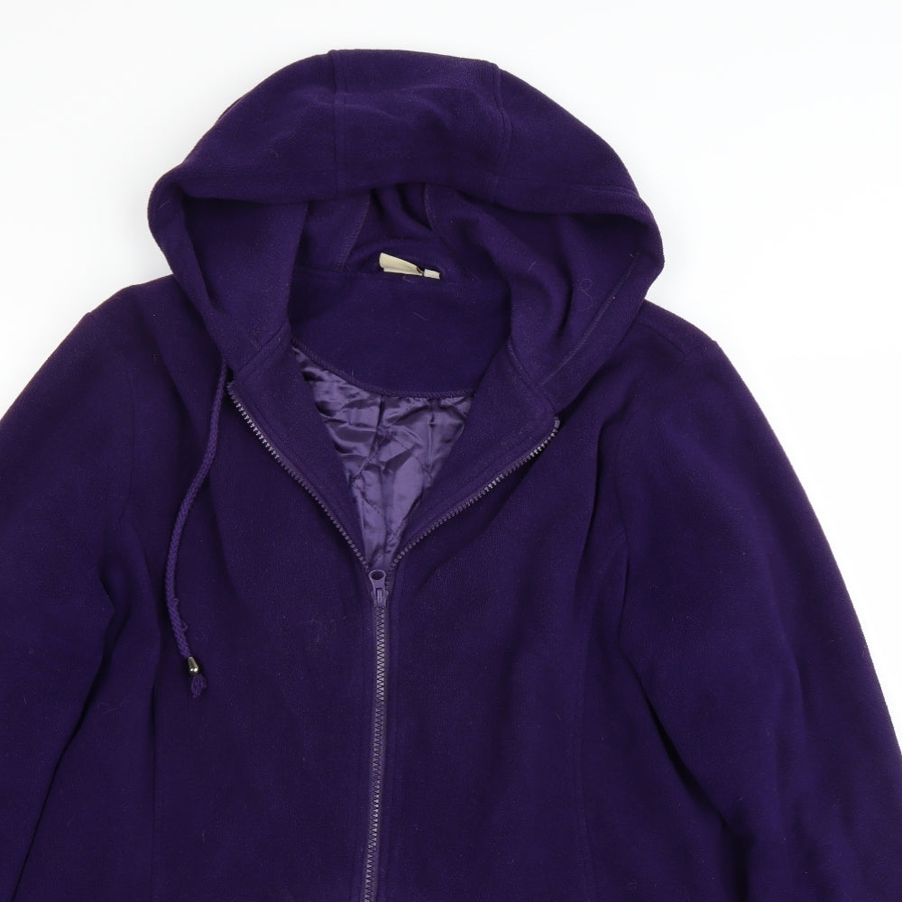Cotton Traders Womens Purple   Jacket Coat Size 14
