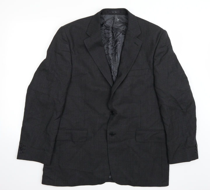The label Mens Grey   Jacket Suit Jacket Size 40