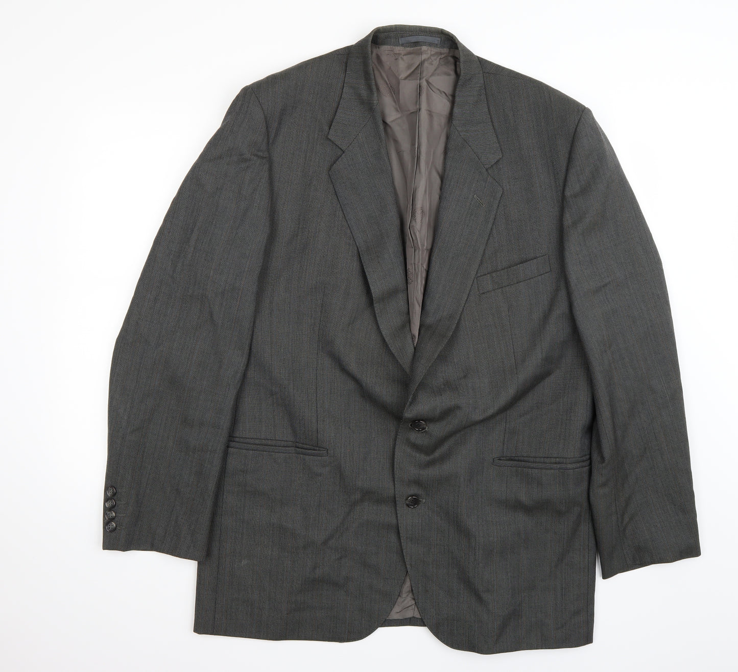 Crombie Mens Grey   Jacket Suit Jacket Size 36