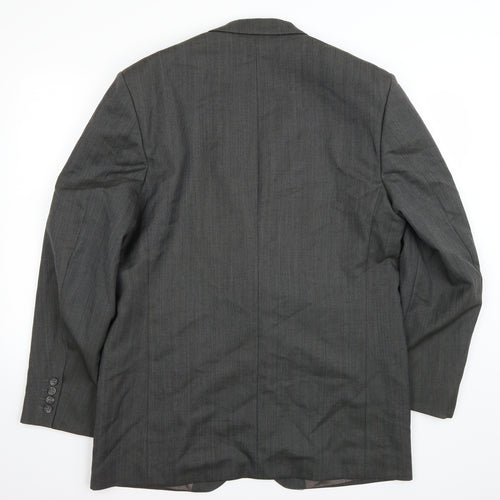 Crombie Mens Grey   Jacket Suit Jacket Size 36