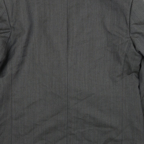 Crombie Mens Grey   Jacket Suit Jacket Size 36