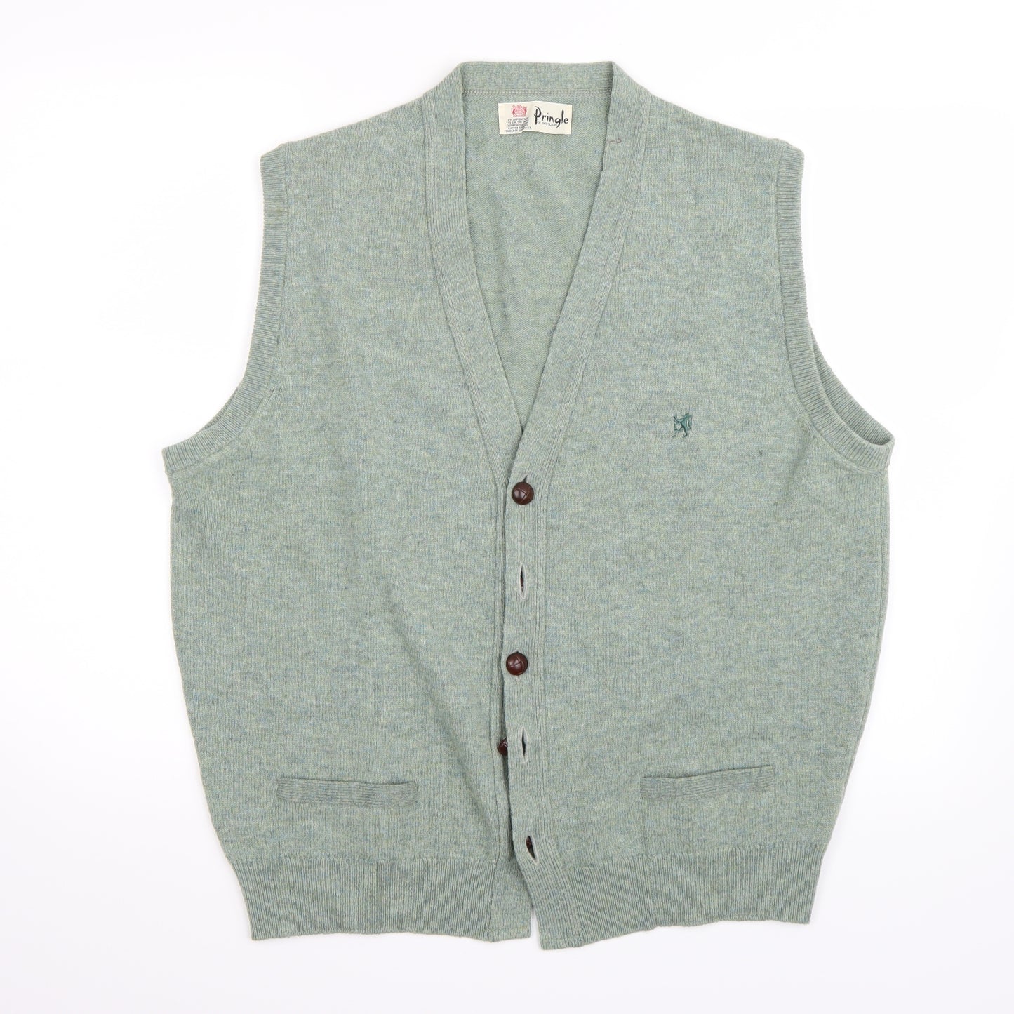 Pringle Mens Green   Cardigan Jumper Size M