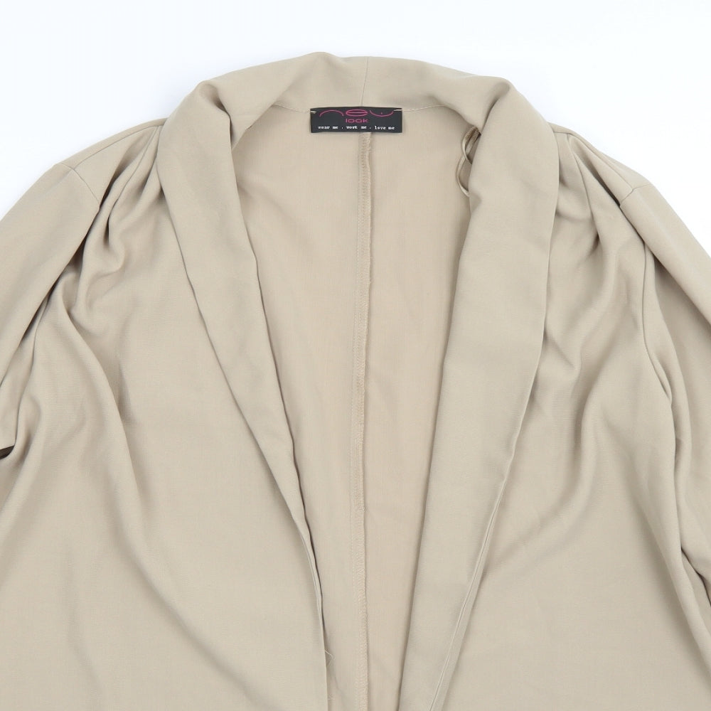 Newlook Womens Beige   Jacket Blazer Size 12
