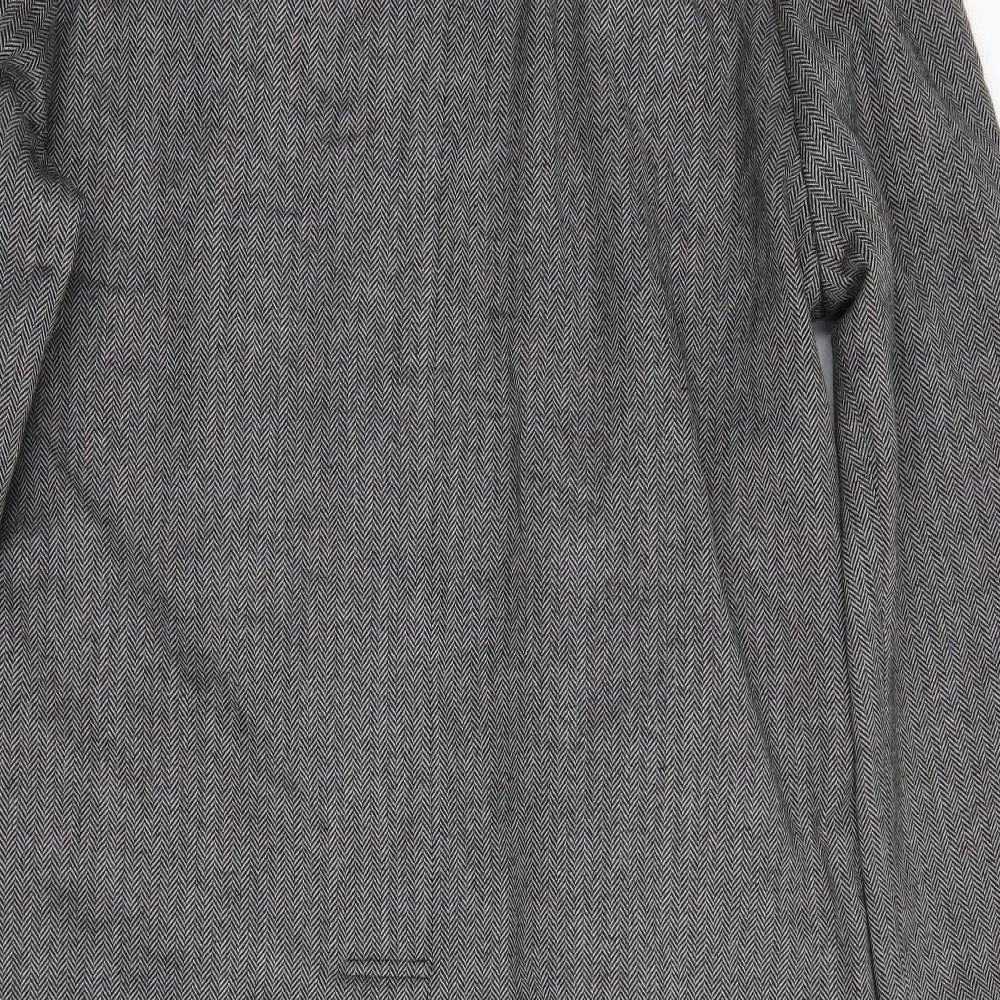 Austin Reid Mens Grey   Trench Coat Coat Size 42