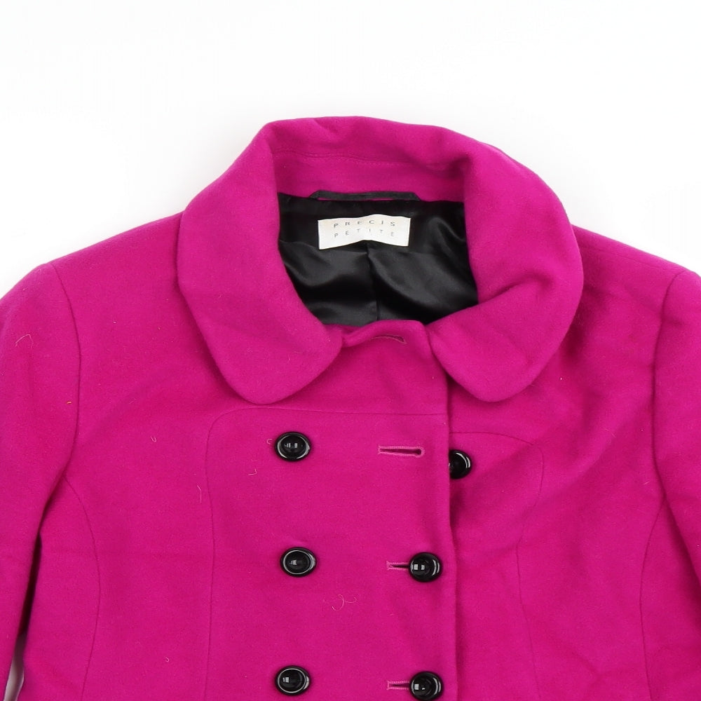 Precis Petite Womens Pink   Jacket Coat Size 12