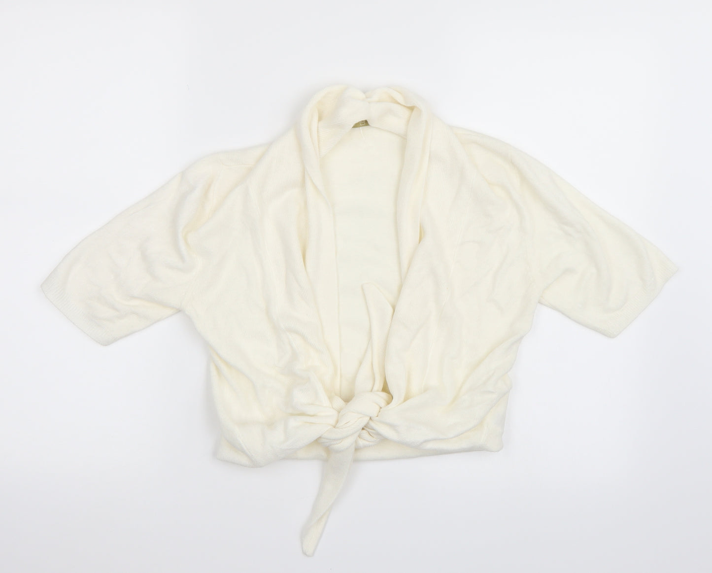 TU Womens White   Cardigan Jumper Size 14