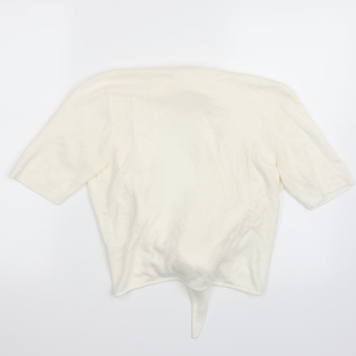 TU Womens White   Cardigan Jumper Size 14