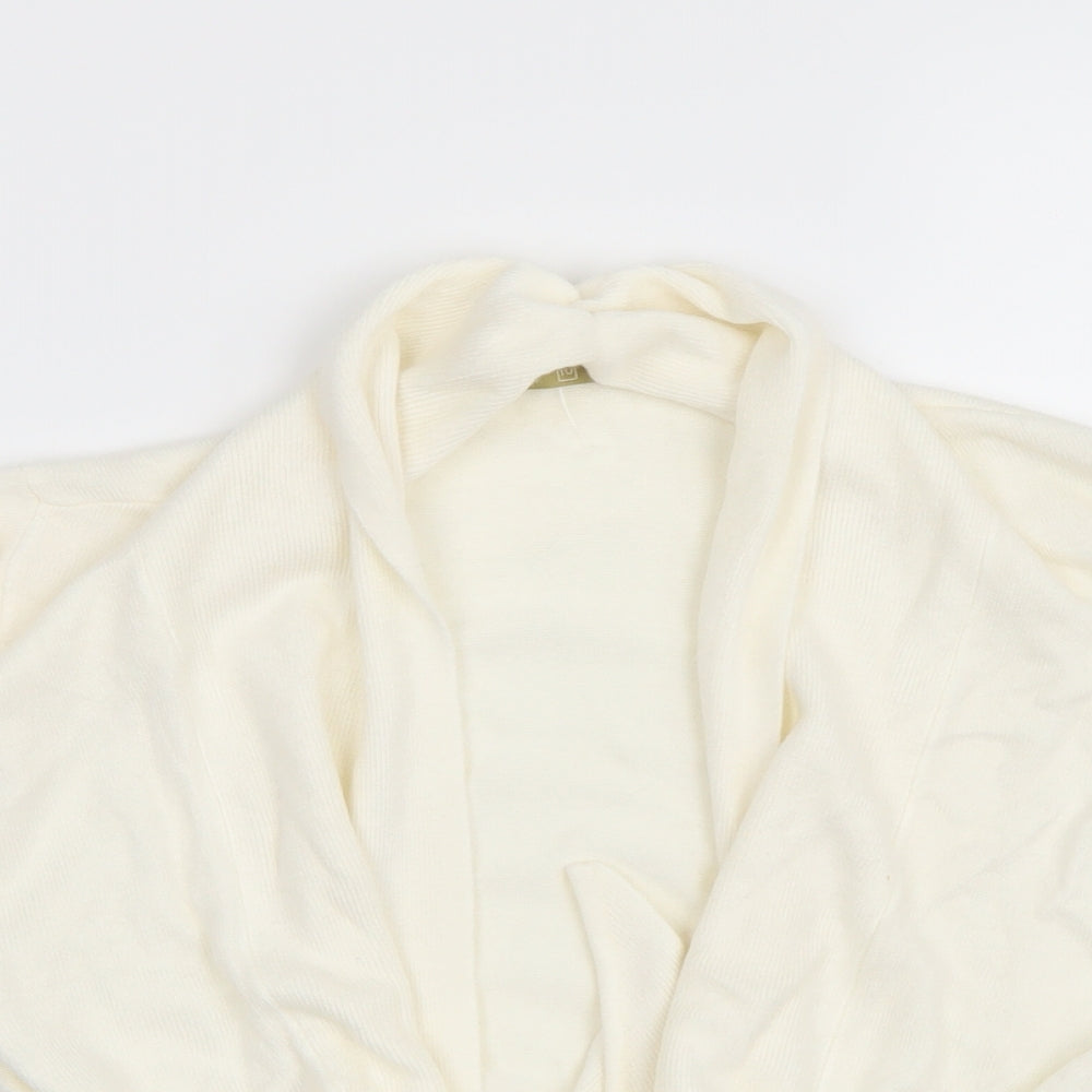 TU Womens White   Cardigan Jumper Size 14