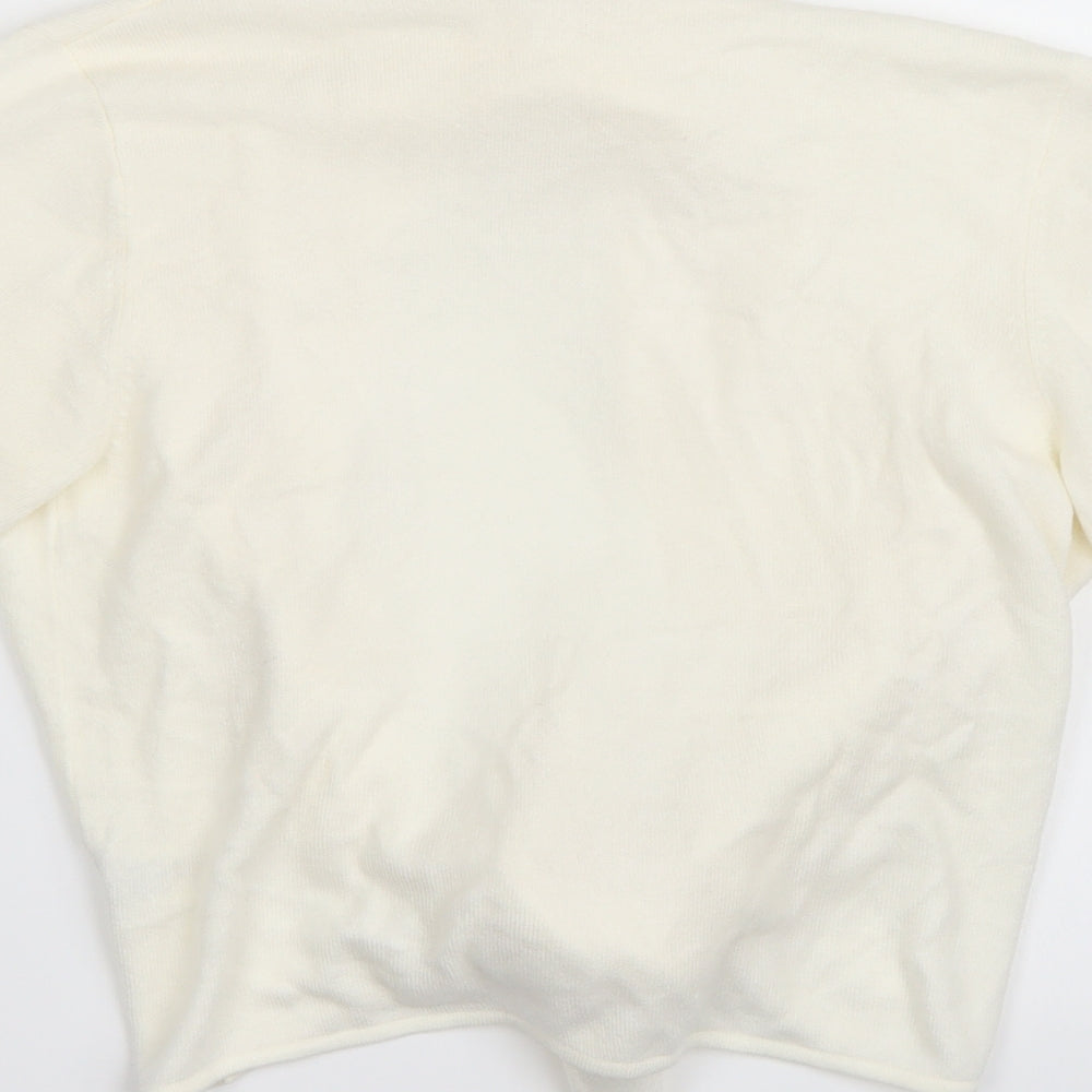 TU Womens White   Cardigan Jumper Size 14