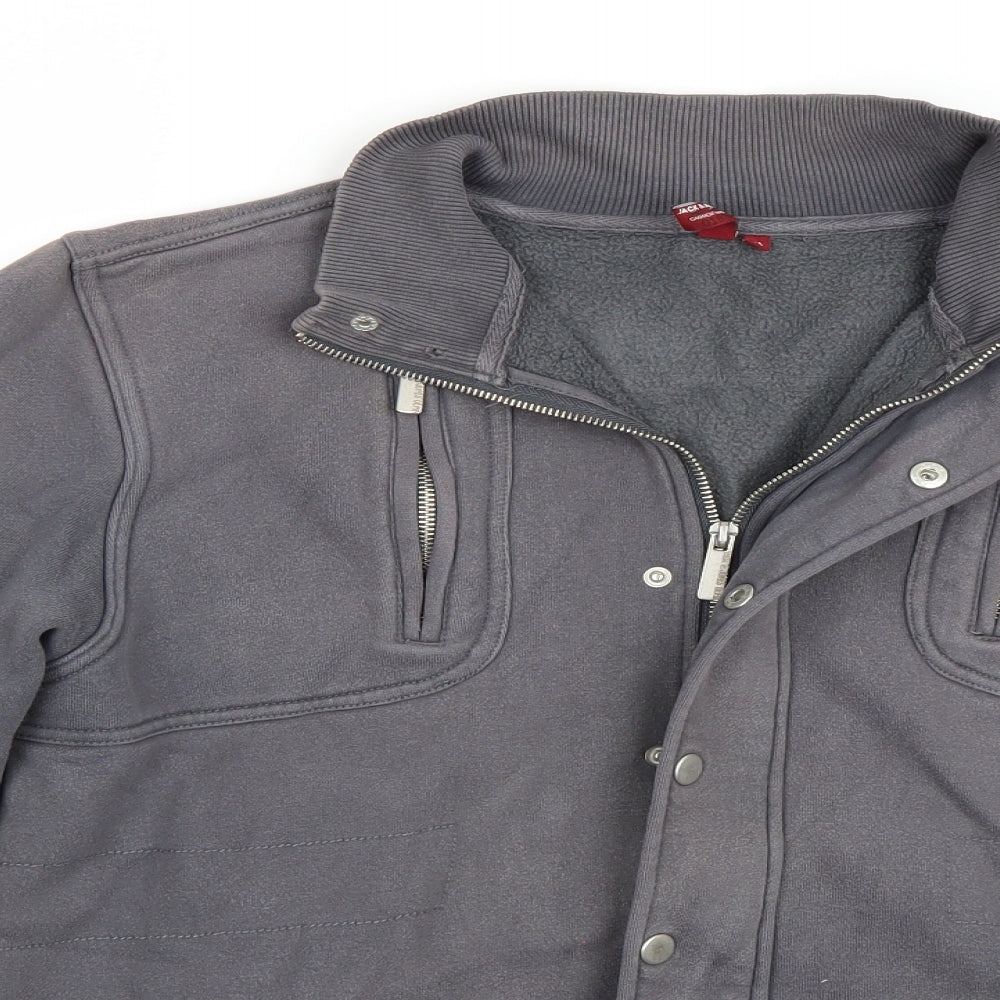 JACK & JONES Mens Grey   Jacket Coat Size M