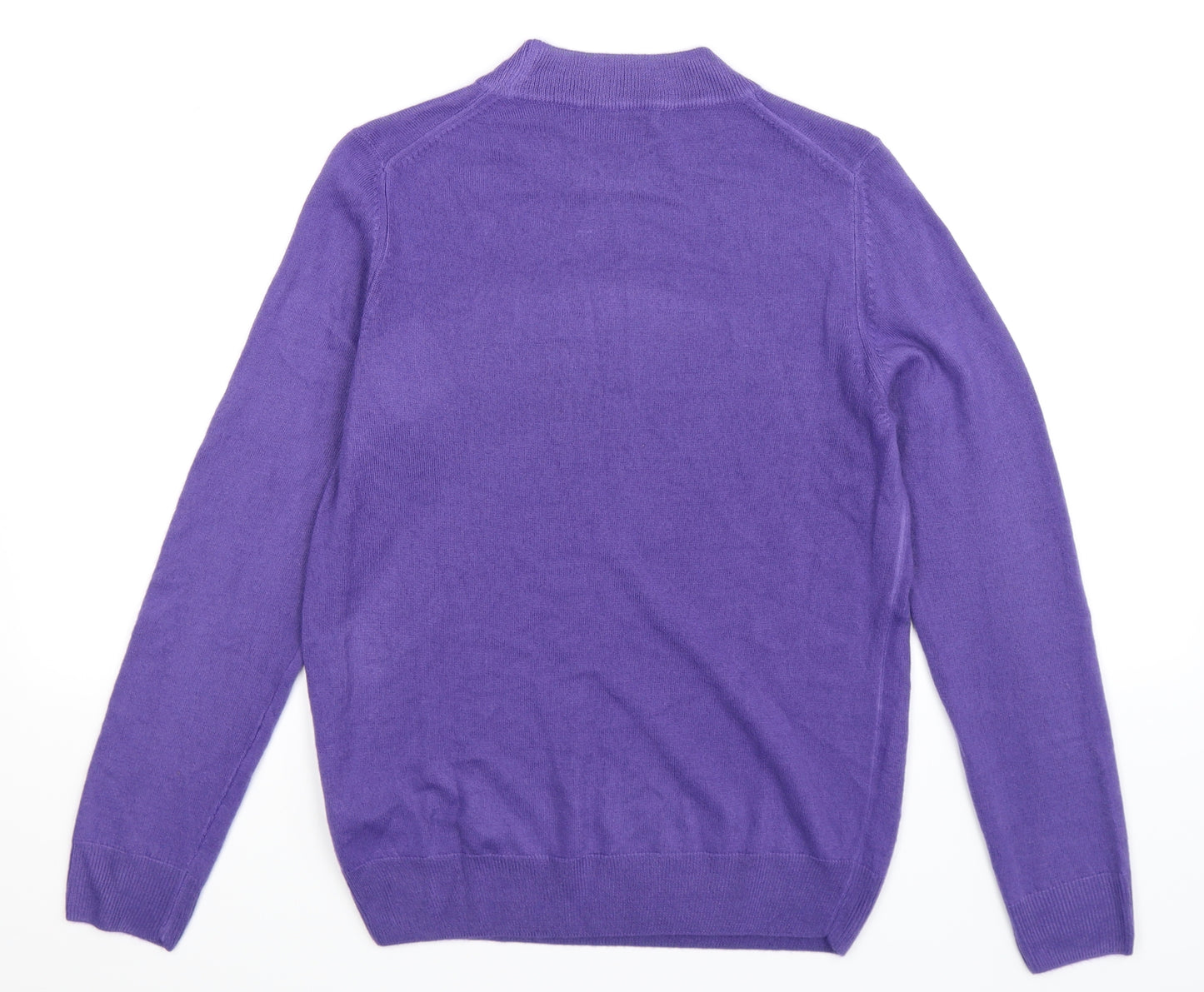 Marks and Spencer Womens Purple  Knit Pullover Jumper Size 10