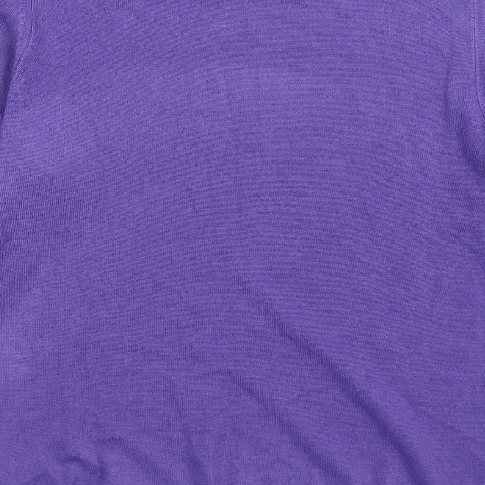 Marks and Spencer Womens Purple  Knit Pullover Jumper Size 10