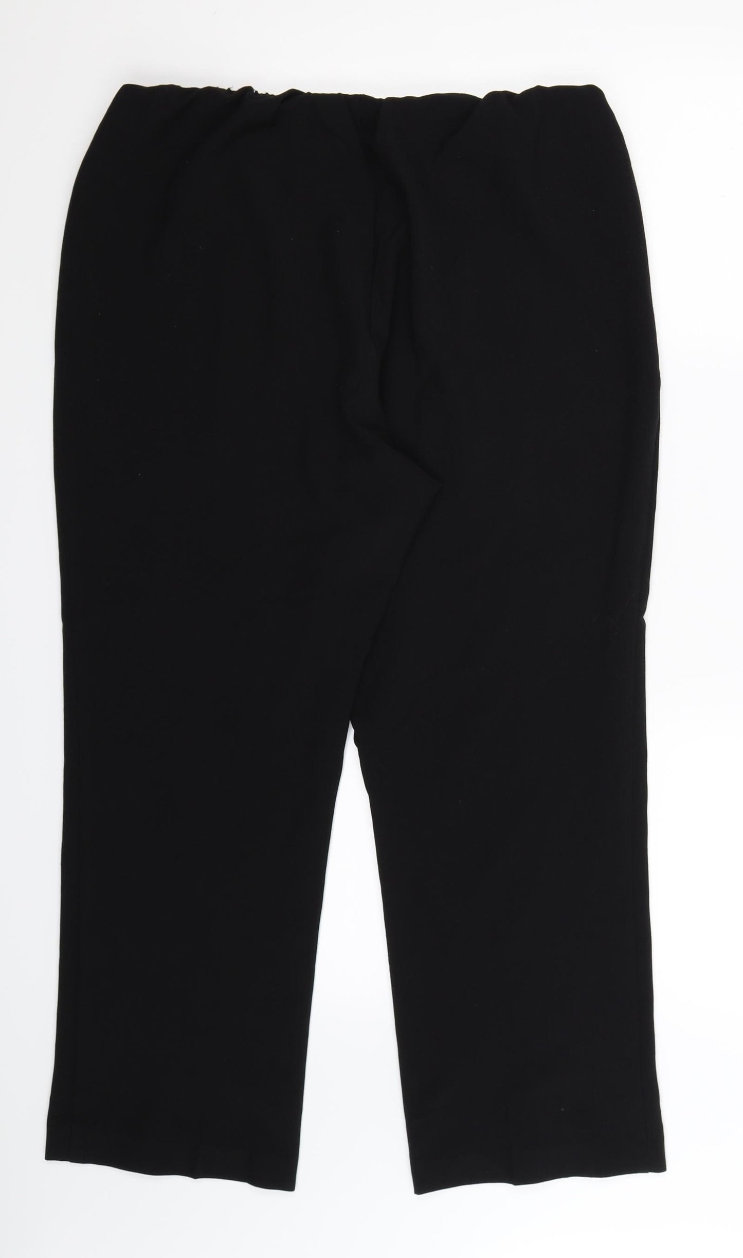 BM Womens Black   Trousers  Size 16 L26 in