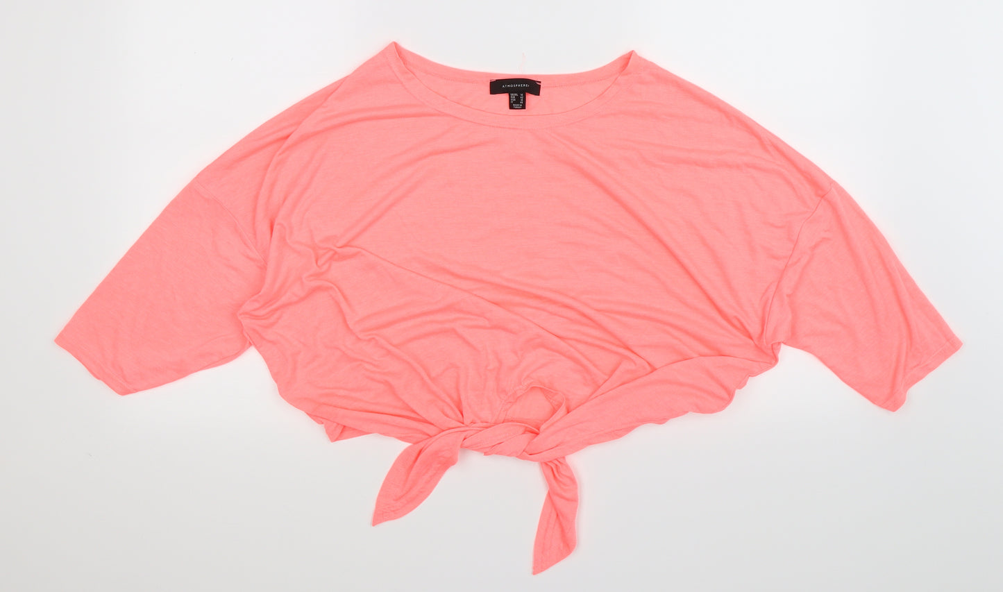 Atmosphere Womens Pink   Basic T-Shirt Size 14  - Oversized
