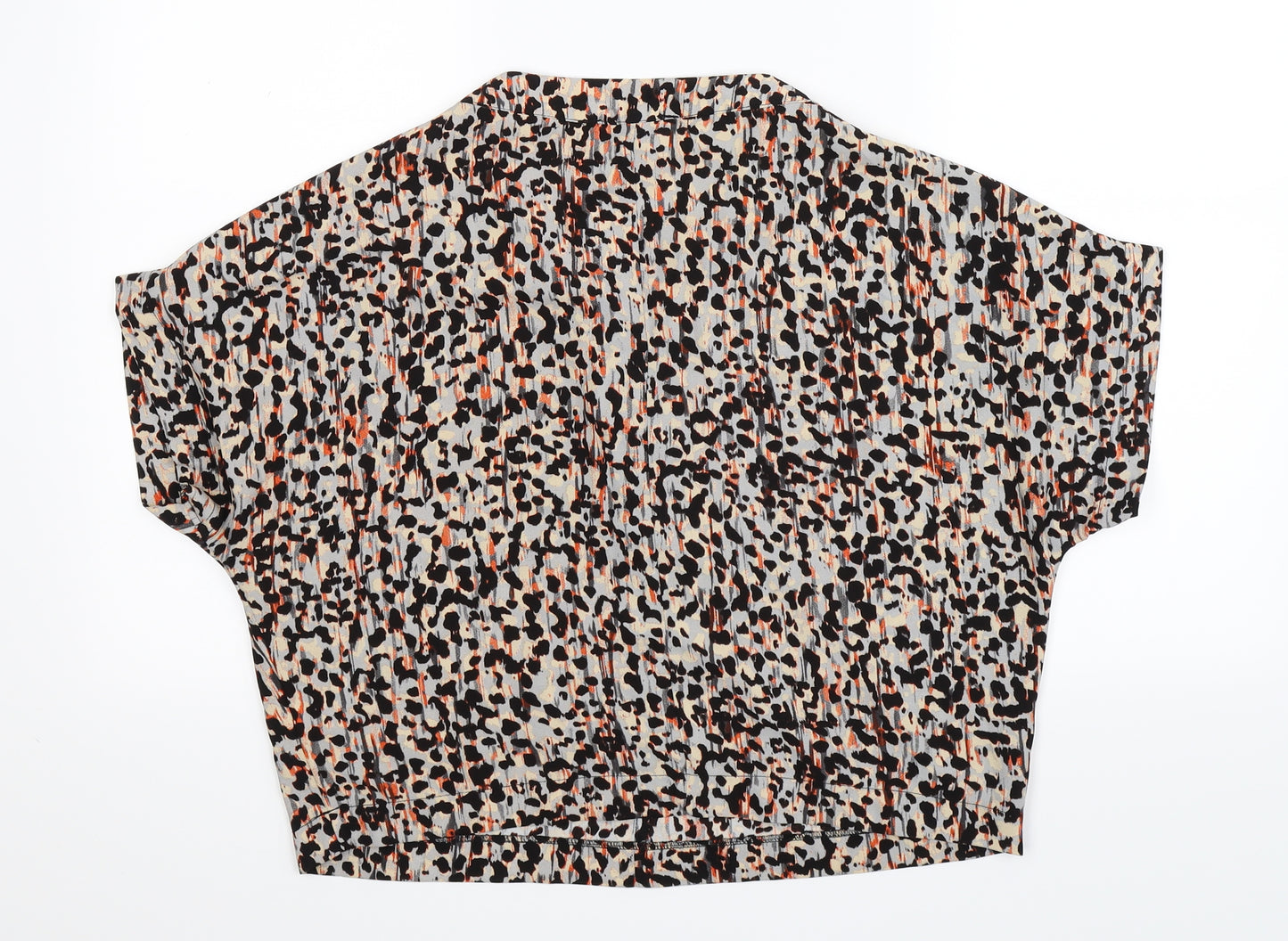 Atmosphere Womens Multicoloured Animal Print  Basic Blouse Size 6  - Oversized