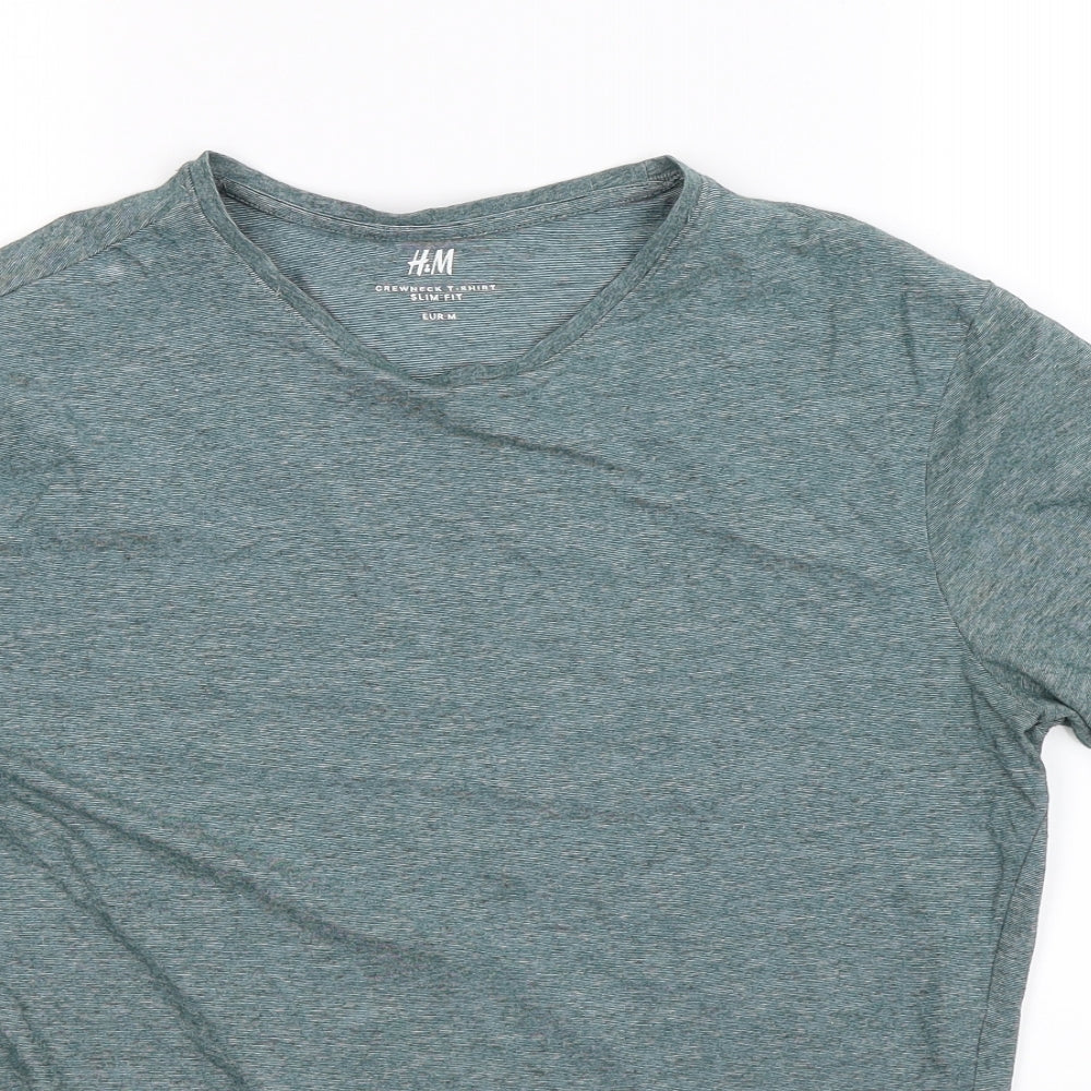 H&M Mens Grey    T-Shirt Size M