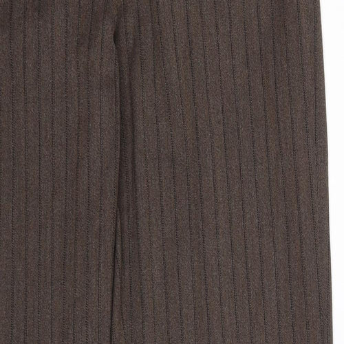 John Richmond Womens Grey Striped  Trousers  Size 10 L31 in