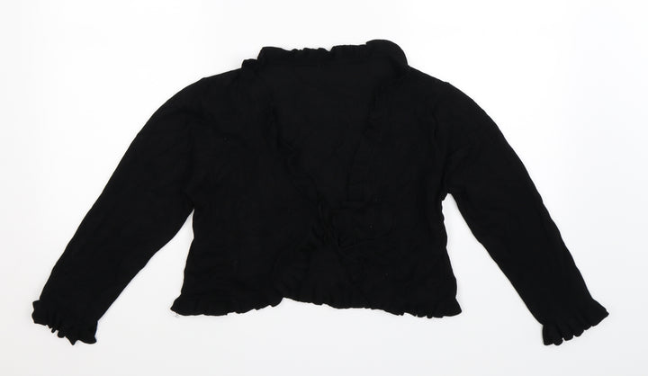 Wallis Womens Black Knit Cardigan Jumper Size 10