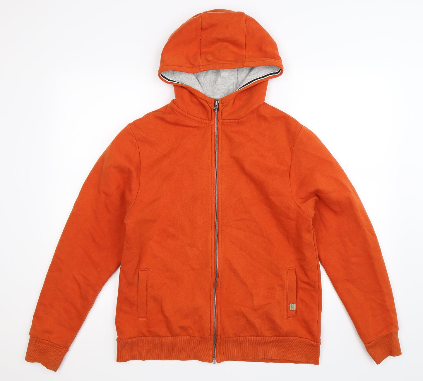 NEXT Boys Orange   Full Zip Hoodie Size 14 Years