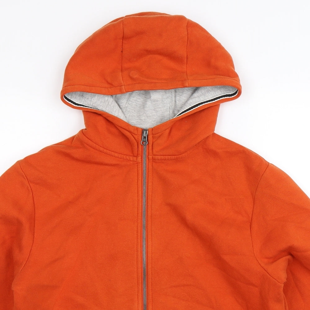 NEXT Boys Orange   Full Zip Hoodie Size 14 Years