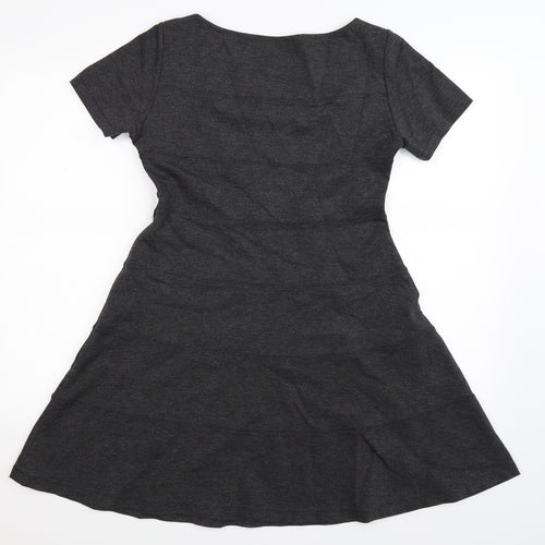 PAUL & JOE Womens Grey   Fit & Flare  Size 10
