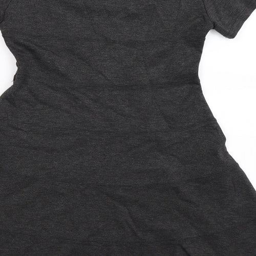 PAUL & JOE Womens Grey   Fit & Flare  Size 10