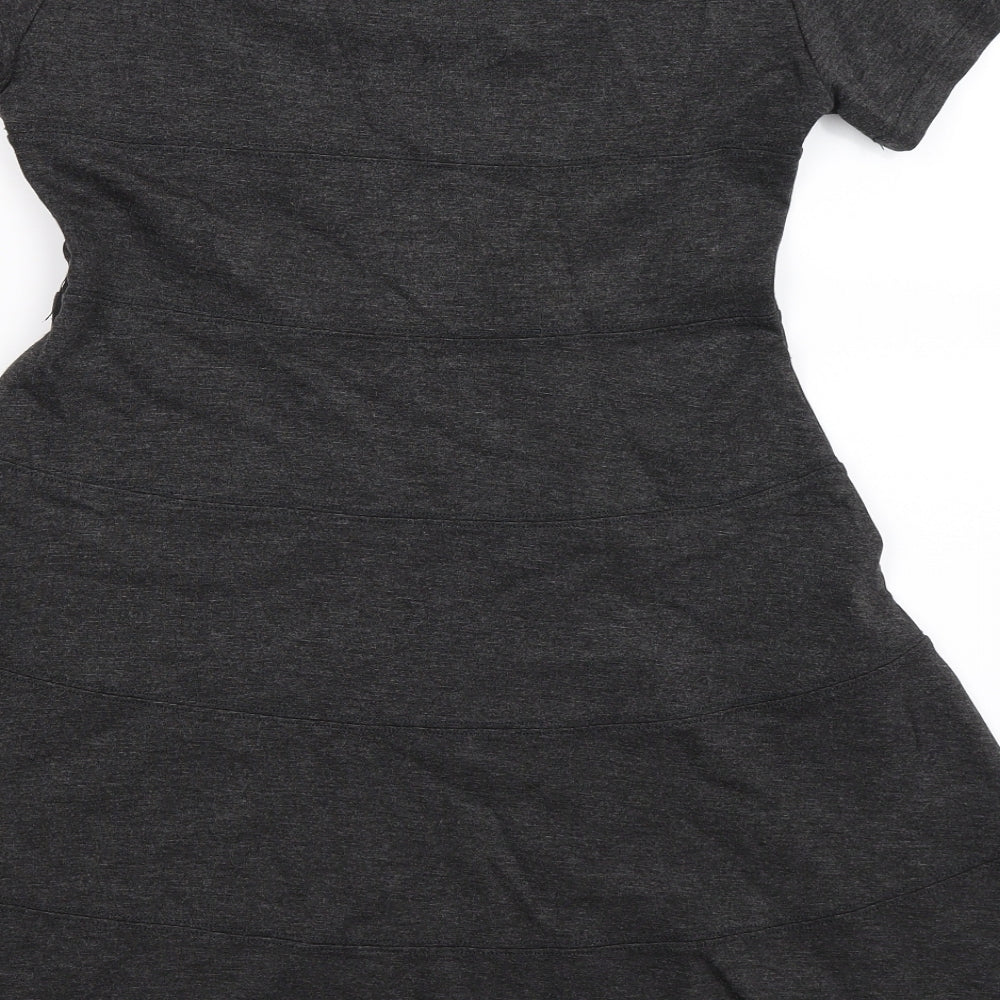 PAUL & JOE Womens Grey   Fit & Flare  Size 10