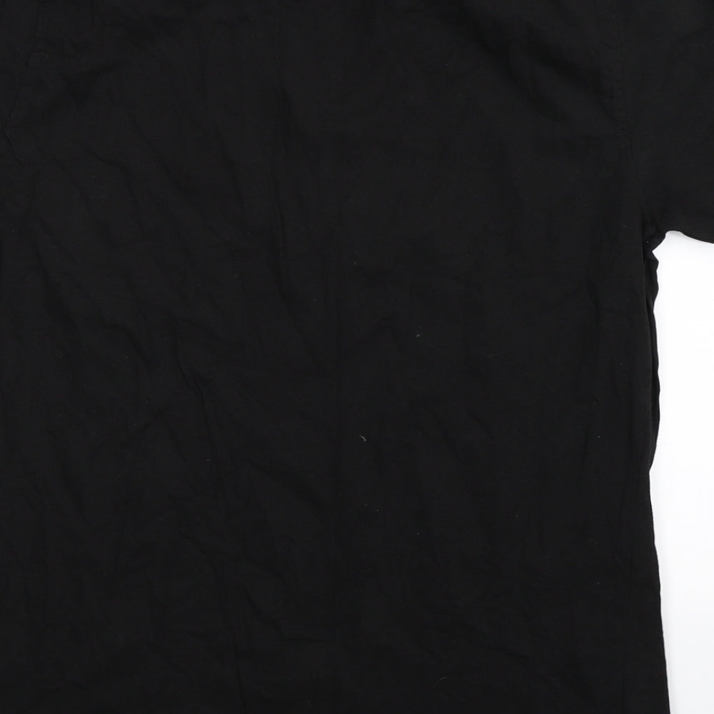 Urban Spirit Mens Black    T-Shirt Size L