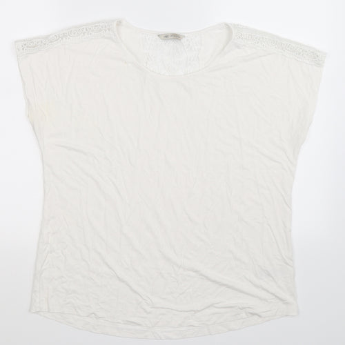 Marks and Spencer Womens White   Basic Tank Size 16