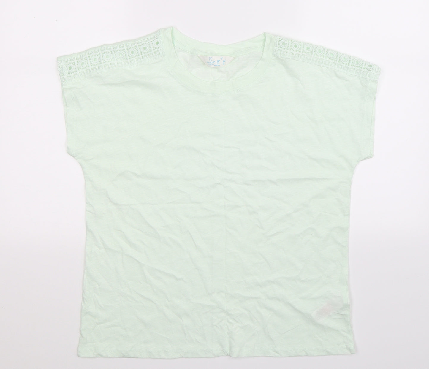 Primark Womens Green   Basic T-Shirt Size 12