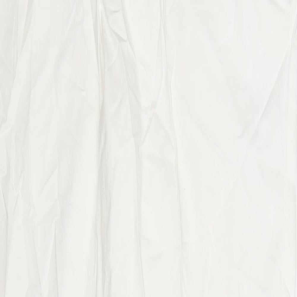 Peter Hahn Womens White   Trousers  Size 12 L30 in