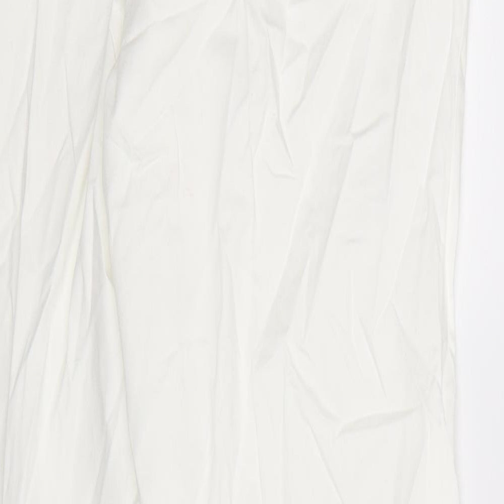 Peter Hahn Womens White   Trousers  Size 12 L30 in