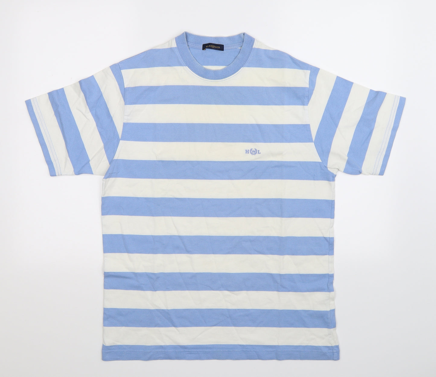Henri Lloyd Mens Multicoloured Striped   T-Shirt Size L