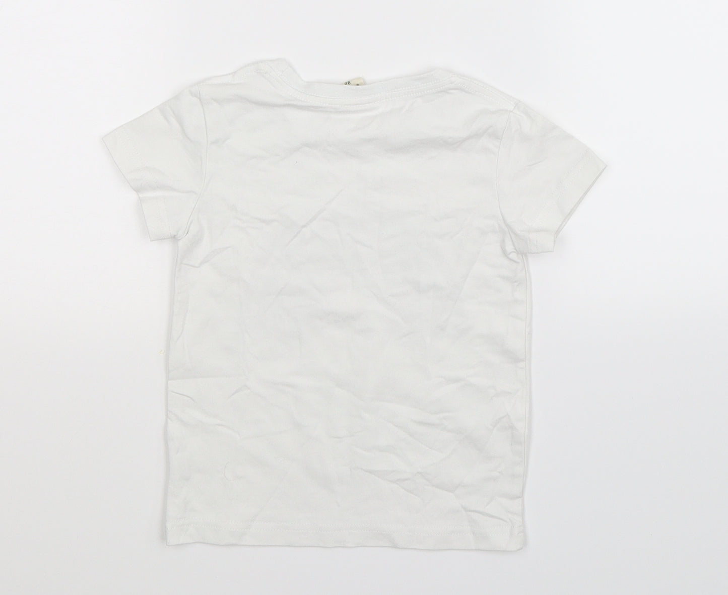 Grui Baby Baby White   Basic T-Shirt Size 24 Months