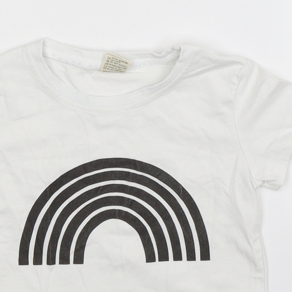Grui Baby Baby White   Basic T-Shirt Size 24 Months