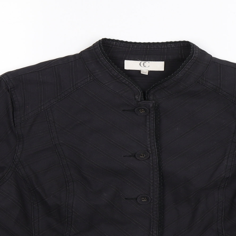CC Womens Black   Jacket Blazer Size 14