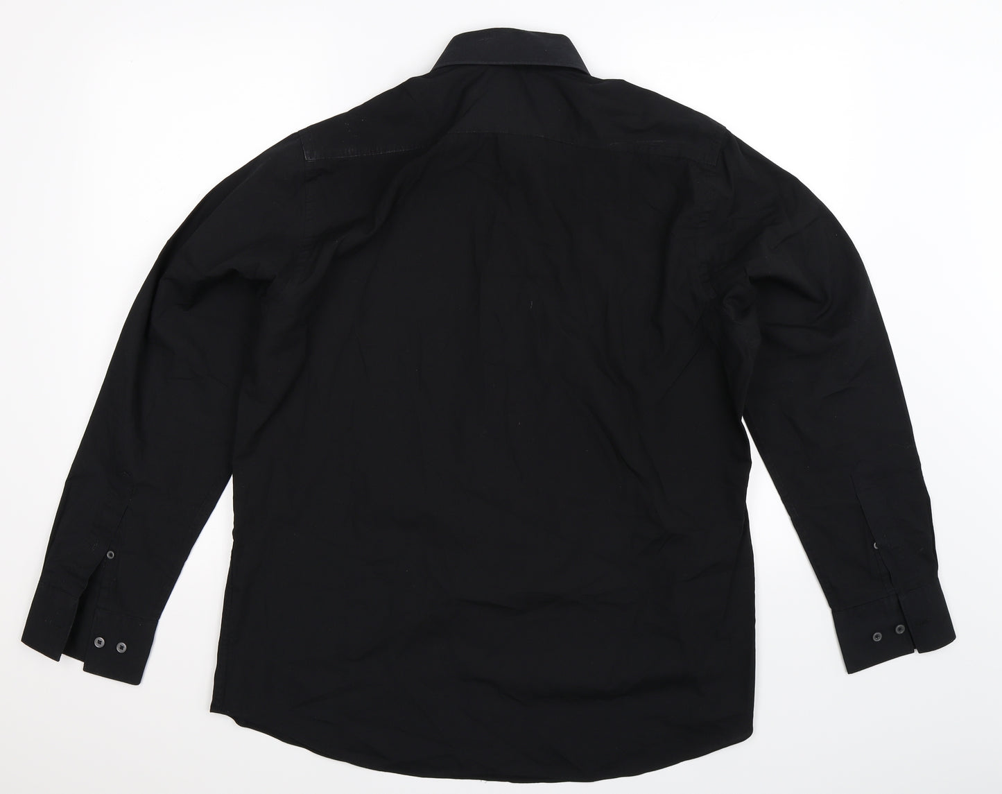 Taylor & Wright Mens Black    Dress Shirt Size 16.5