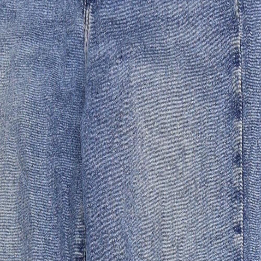 New Look Womens Blue  Denim Straight Jeans Size 8 L27 in