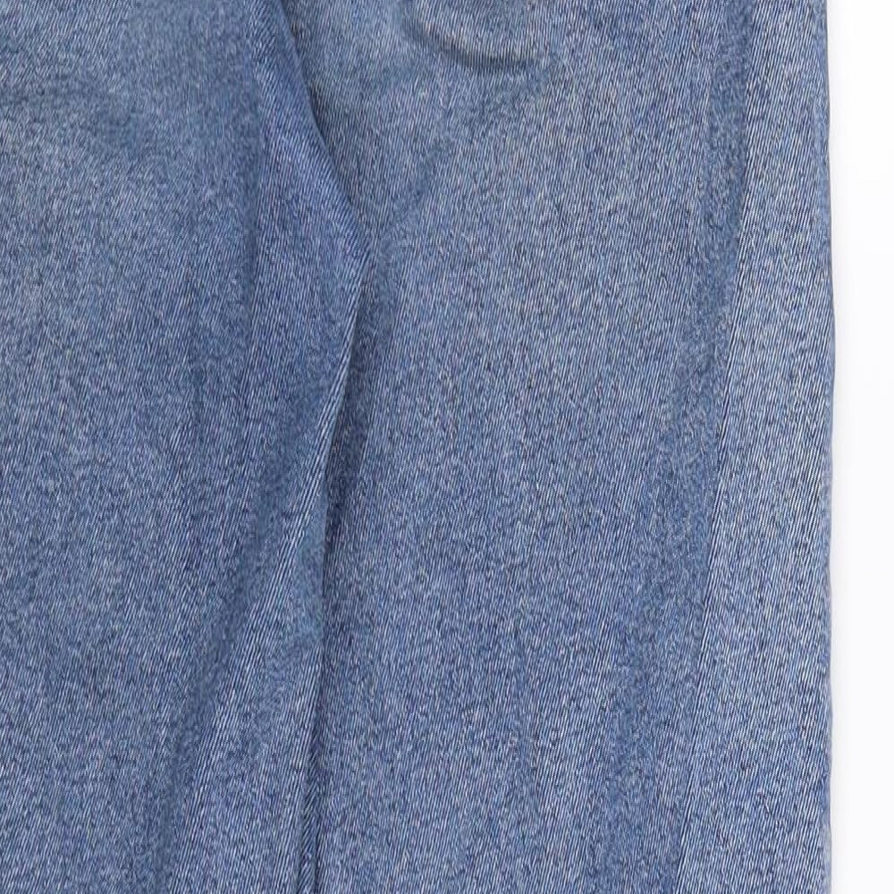 New Look Womens Blue  Denim Straight Jeans Size 8 L27 in