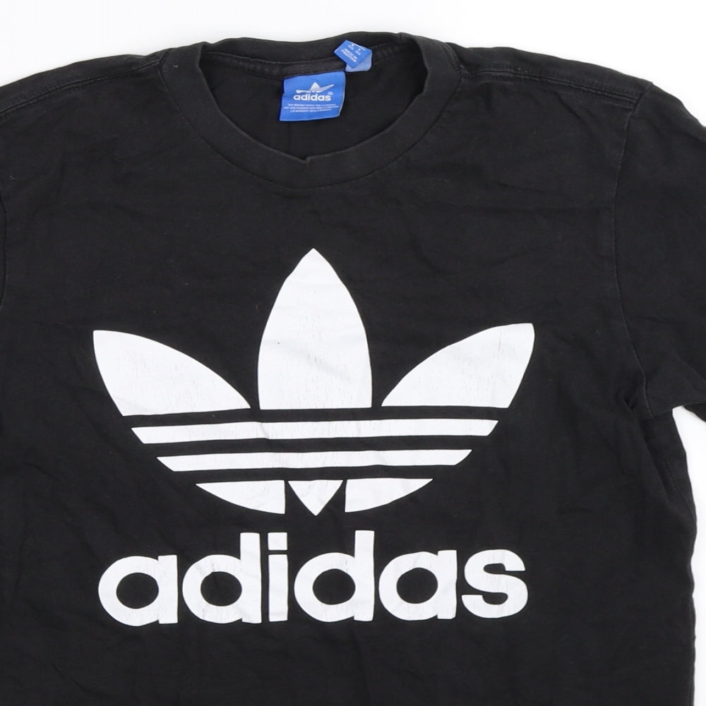 adidas Mens Black    T-Shirt Size XS