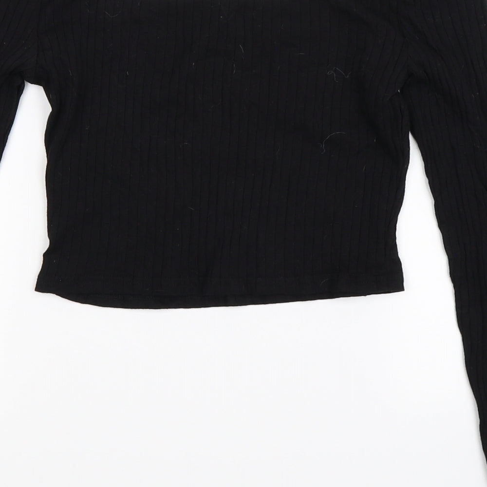SheIn Womens Black   Basic T-Shirt Size S