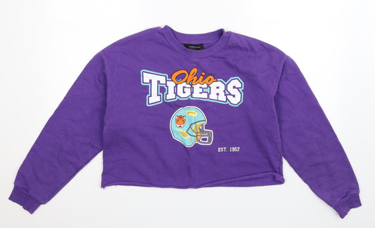 Atmosphere Womens Purple   Pullover Sweatshirt Size 12
