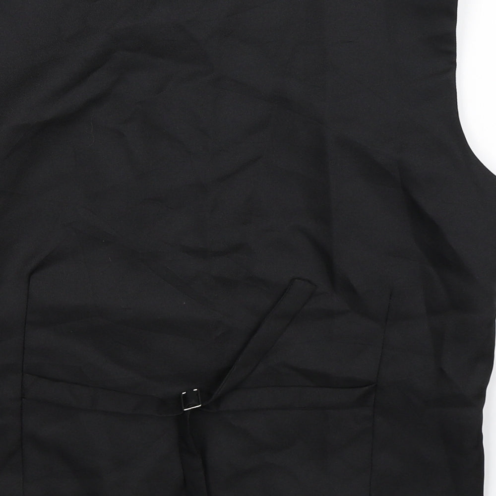 Christmas Workshop Mens Black   Jacket Suit Waistcoat Size M